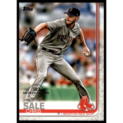 2019 Topps Factory Set 582 Montgomery #643 Chris Sale