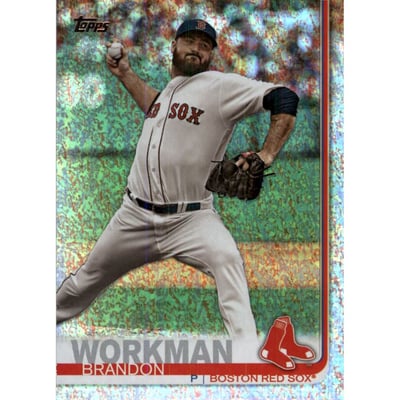 2019 Topps Factory Set Sparkle Foil #378 Brandon Workman