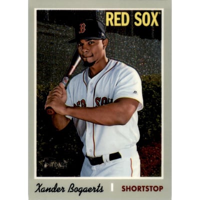 2019 Topps Heritage Chrome #THC487 Xander Bogaerts