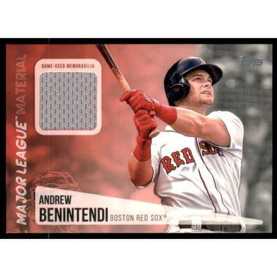 2019 Topps Major League Materials #MLMABE Andrew Benintendi