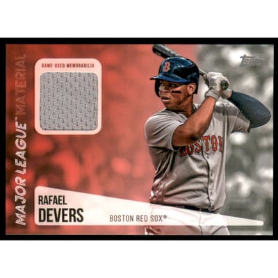 2019 Topps Major League Materials #MLMRD Rafael Devers S2