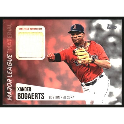 2019 Topps Major League Materials #MLMXB Xander Bogaerts S2