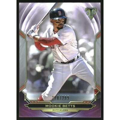 2019 Topps Triple Threads Amethyst #86 Mookie Betts