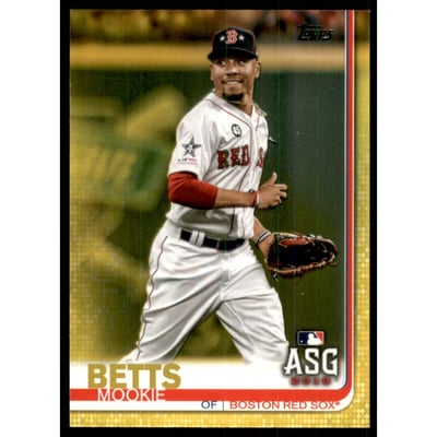 2019 Topps Update Walgreens Yellow #US151 Mookie Betts AS