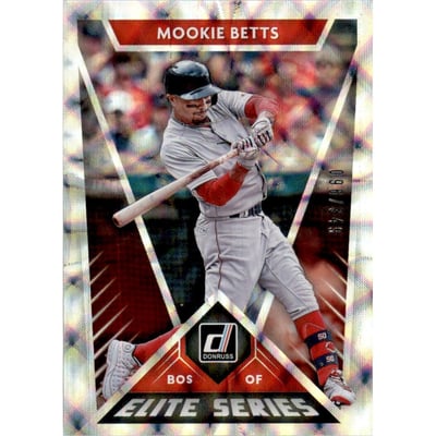 2020 Donruss Elite Series Silver #10 Mookie Betts