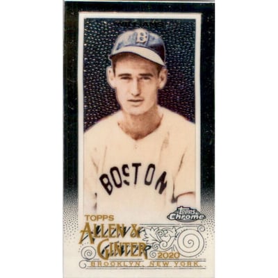2020 Topps Allen and Ginter Chrome Mini #21 Ted Williams