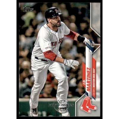 2020 Topps Factory Set 582 Montgomery Club #269 J.D. Martinez