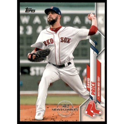 2020 Topps Factory Set 582 Montgomery Club #299 David Price