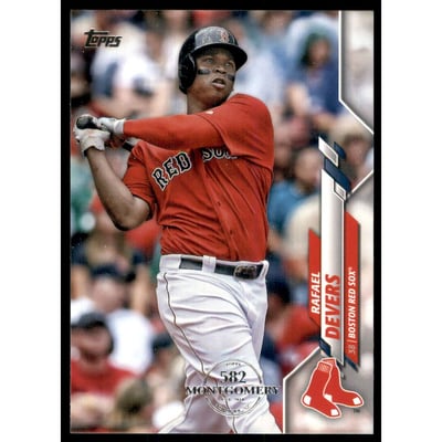 2020 Topps Factory Set 582 Montgomery Club #314 Rafael Devers