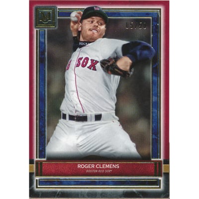 2020 Topps Museum Collection Ruby #70 Roger Clemens