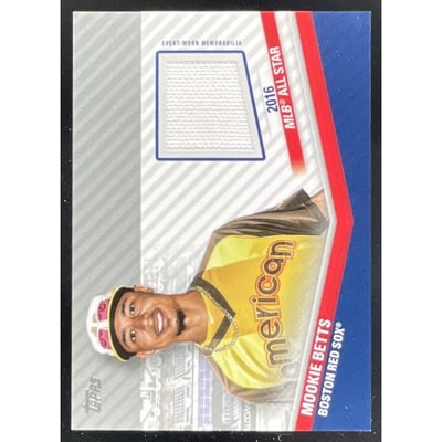 2020 Topps Update All-Star Stitches Relics #ASSC-MBE Mookie Betts MEM