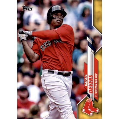 2020 Topps Walgreens Yellow #314 Rafael Devers
