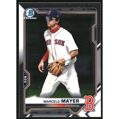 2021 Bowman Chrome Draft Image Variations #BDC174 Marcelo Mayer/fielding