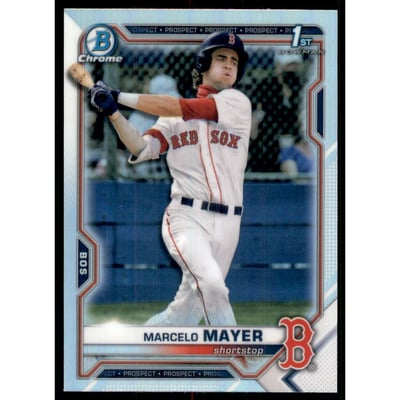 2021 Bowman Chrome Draft Refractors #BDC174 Marcelo Mayer