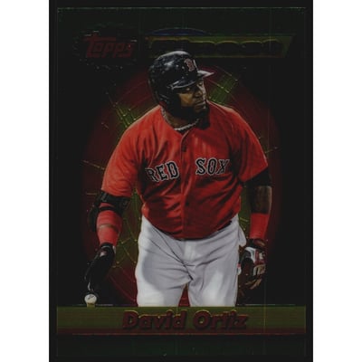 2021 Finest Flashbacks #215 David Ortiz SP