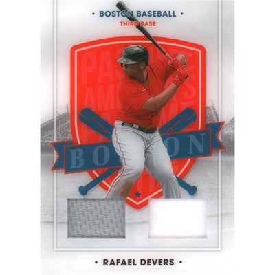 2021 Panini America's Pastime Dual Swatches #5 Rafael Devers