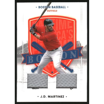 2021 Panini America's Pastime Dual Swatches #82 J.D. Martinez