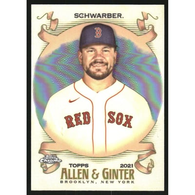 2021 Topps Allen and Ginter Chrome Refractors #282 Kyle Schwarber