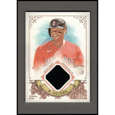 2021 Topps Allen and Ginter Relics #AGARD Rafael Devers