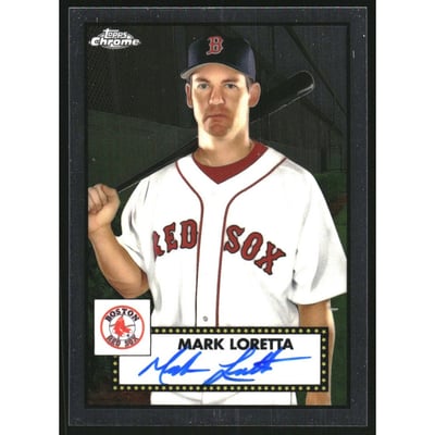 2021 Topps Chrome Platinum Anniversary Autographs #PAML Mark Loretta