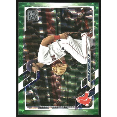 2021 Topps Green Foil #154 Andrew Benintendi