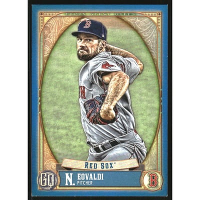 2021 Topps Gypsy Queen Blue #167 Nathan Eovaldi