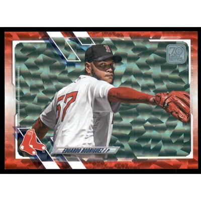 2021 Topps Red Foil #182 Eduardo Rodriguez