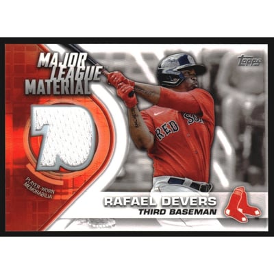 2021 Topps Update Major League Materials #MLMRD Rafael Devers