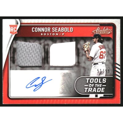 2022 Absolute Tools of the Trade 2 Swatch Signatures Retail #36 Connor Seabold/99