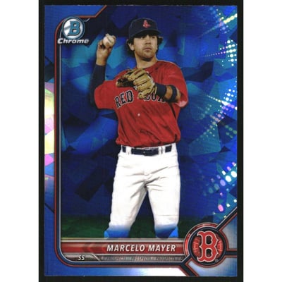 2022 Bowman Chrome Draft Sapphire #BDC123 Marcelo Mayer