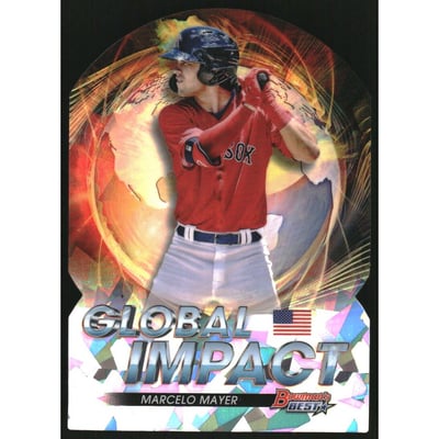 2022 Bowman's Best Global Impact Atomic Refractors #GI5 Marcelo Mayer