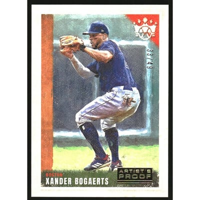 2022 Diamond Kings Artist Proof Gold #23 Xander Bogaerts