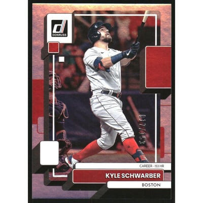 2022 Donruss Stat Line Career #144 Kyle Schwarber/153