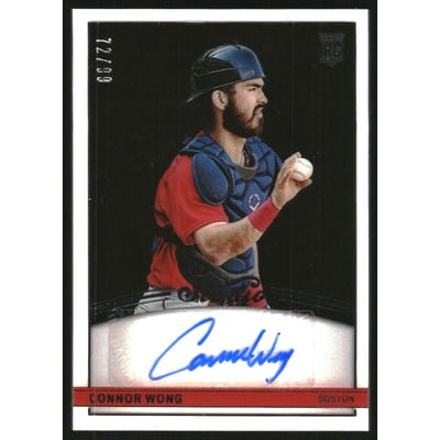 2022 Panini Chronicles Studio Black Signatures #42 Connor Wong/99
