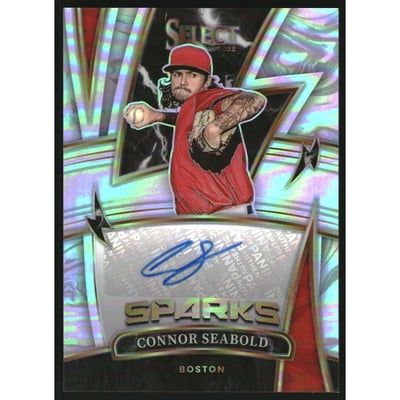 2022 Select Sparks Signatures Holo #18 Connor Seabold/149