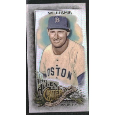 2022 Topps Allen and Ginter Chrome Mini #95 Ted Williams
