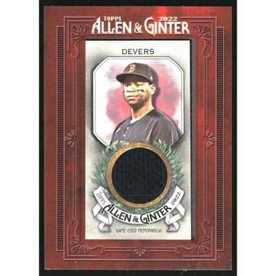2022 Topps Allen and Ginter Mini Framed Relics #MFRRD Rafael Devers