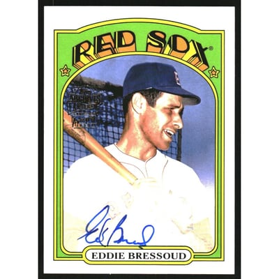 2022 Topps Archives '72 Fan Favorites Autographs #72FFEB Eddie Bressoud
