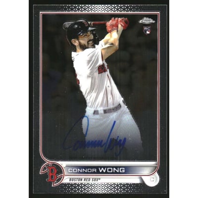 2022 Topps Chrome Rookie Autographs #RACW Connor Wong