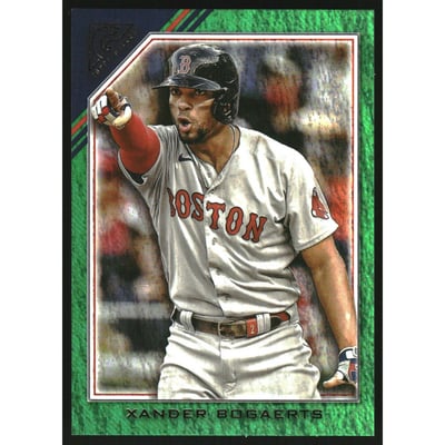 2022 Topps Gallery Green Pattern #151 Xander Bogaerts