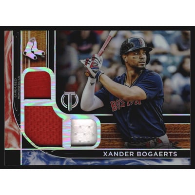 2022 Topps Tribute Triple Relics #TTRXB Xander Bogaerts