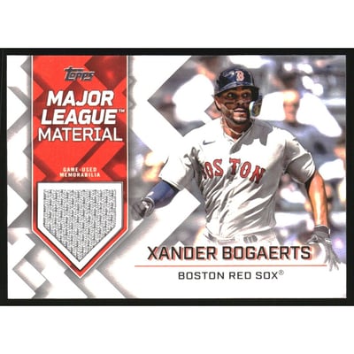 2022 Topps Update Major League Materials #MLMXB Xander Bogaerts
