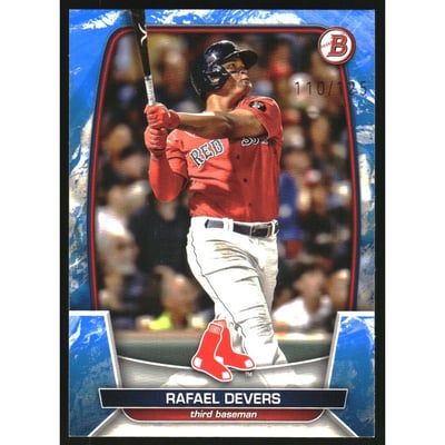 2023 Bowman Blue Pattern #31 Rafael Devers