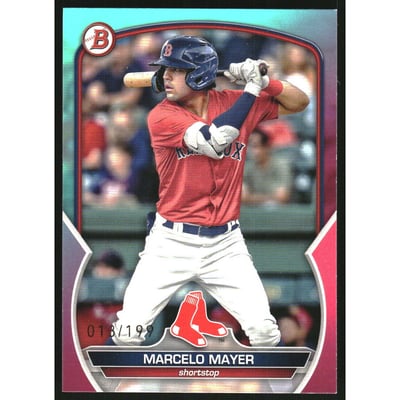2023 Bowman Draft Aqua Pink Gradient #BD20 Marcelo Mayer