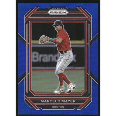 2023 Panini Prizm Prizms Blue #144 Marcelo Mayer