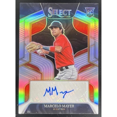 2023 Panini Select Rookie Signatures Silver Prizm #RS-MM Marcelo Mayer Auto /99