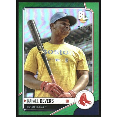 2023 Topps Big League Wrapper Redemption Green Foil #WR50 Rafael Devers