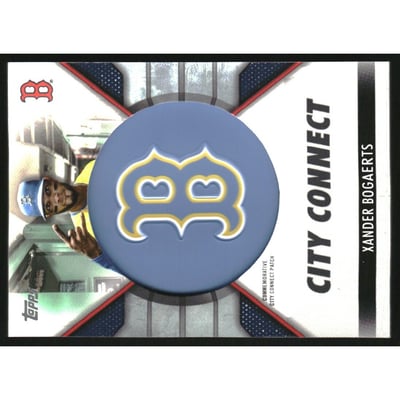 2023 Topps City Connect Commemorative Patch #CCXB Xander Bogaerts
