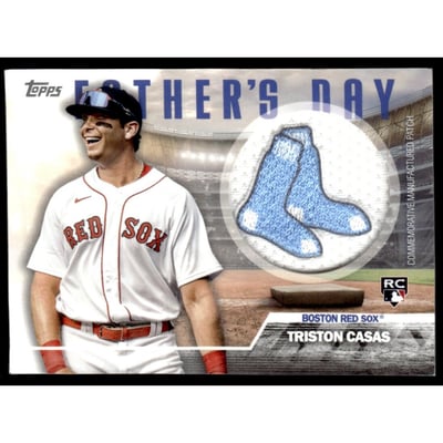2023 Topps Father's Day Commemorative Team Patches #FDTC Triston Casas