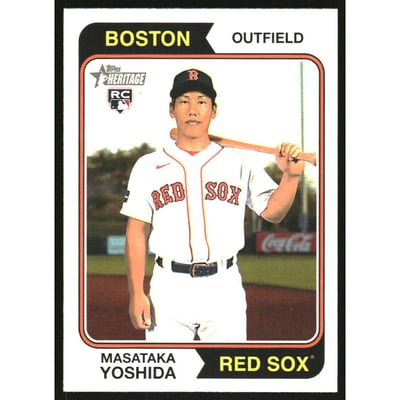 2023 Topps Heritage Rookie Short Print Variations #108 Masataka Yoshida